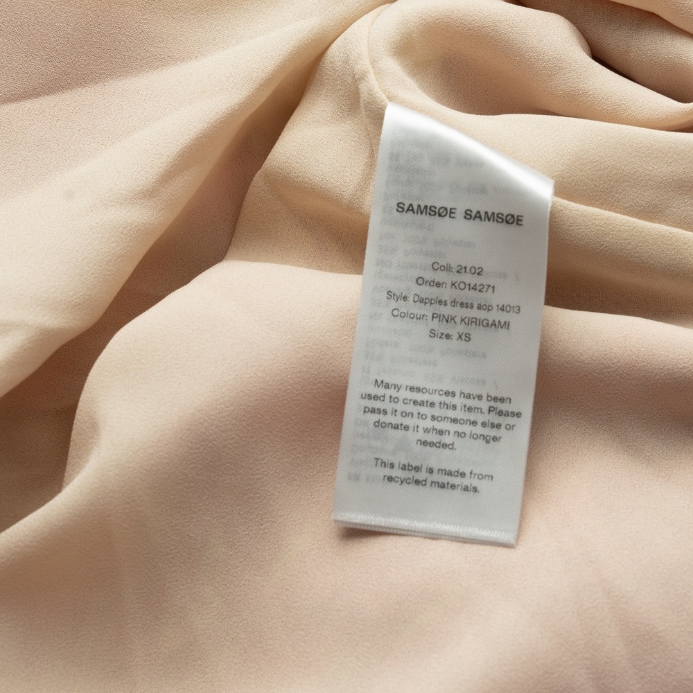 SAMSOE SAMSOE -‎ Dapples Floral Satin Burnout Dress. - Picture 14 of 14
